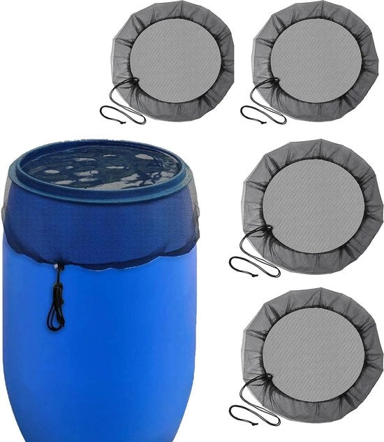 Regolabarca con corda di trazione - protezione contro insetti e foglie - regolabarca rete protettiva - protezione contro insetti e foglie - 85 cm - 95 cm