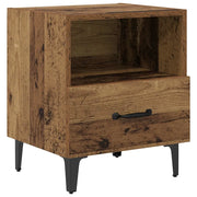 Comodino | Armadio da Notte | Mobiletto da notte con cassetto Legno vecchio 40 x 35 x 47,5 cm
