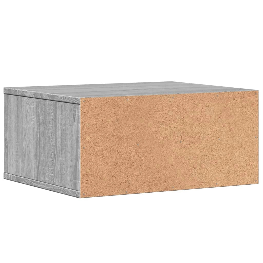 Supporto per stampante Sonoma mobile da scrivania/ufficio 49 x 40 x 22,5 cm legno ingegnerizzato grigio 02_0044783