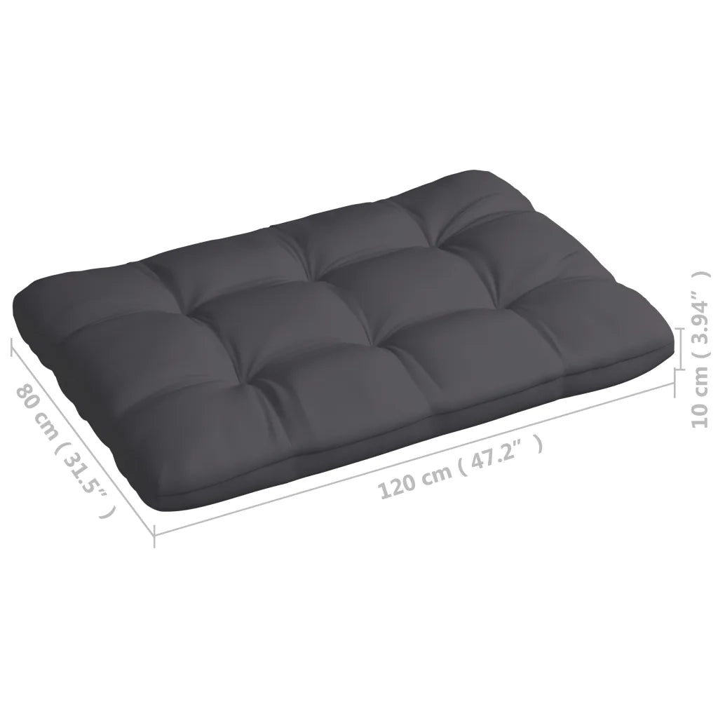 Cuscini per Divano su Pallet 7 pz Antracite 314588