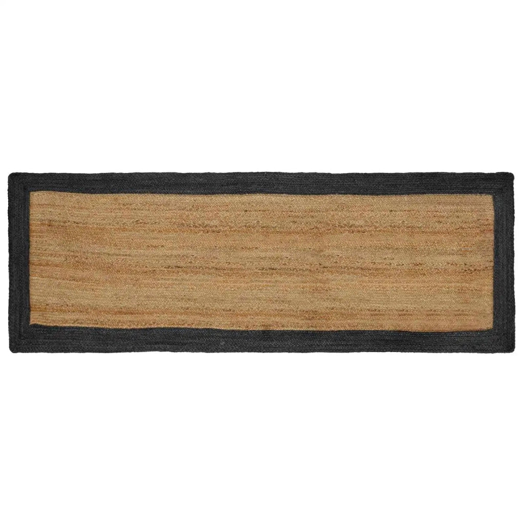 Tappeti per area Grigio Scuro 80 x 200 cm Juta