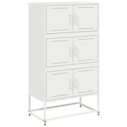 Credenza | Madia | Buffet da pranzo | Armadio da pranzo Bianca 68,5x38,5x123,5 in Acciaio
