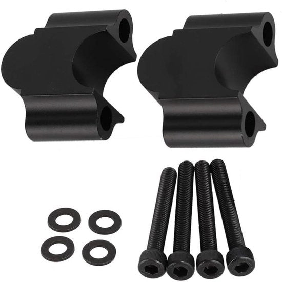 Accessorio per Motori - Altezza Stabilizzatore 7/8'' 22 Mm in Alluminio - Universale - Nero