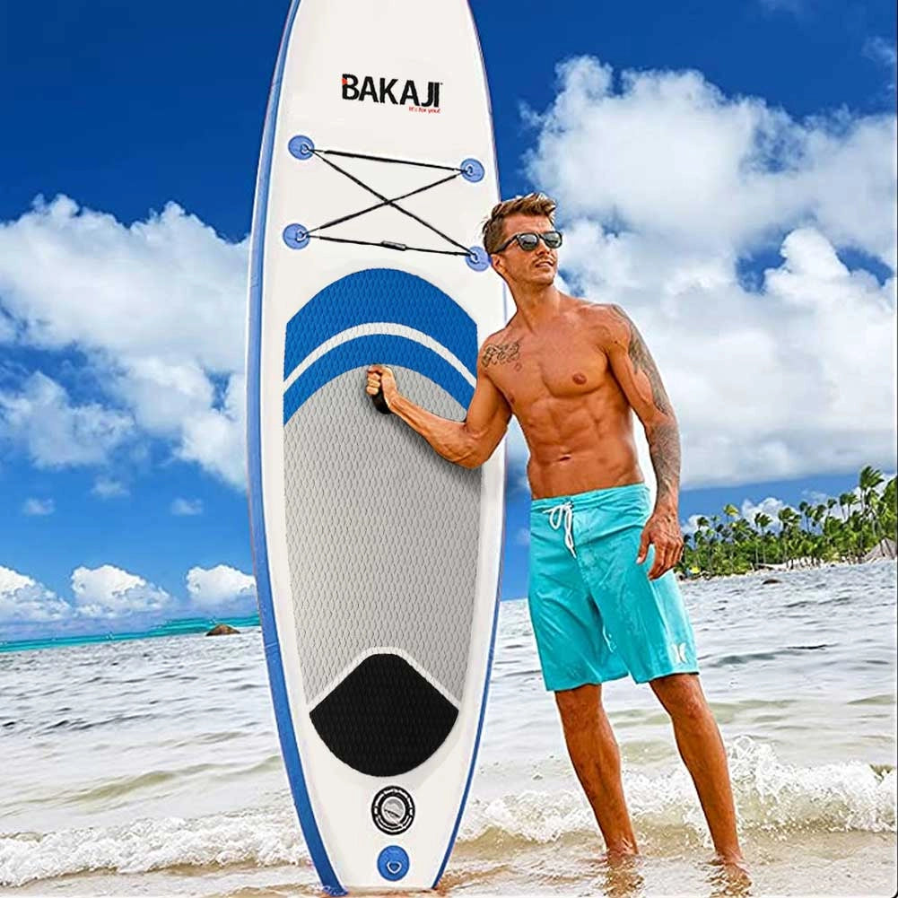 Tavola SUP Gonfiabile Paddle Board con Pagaia e Accessori Sport Mare 320 x 81cm