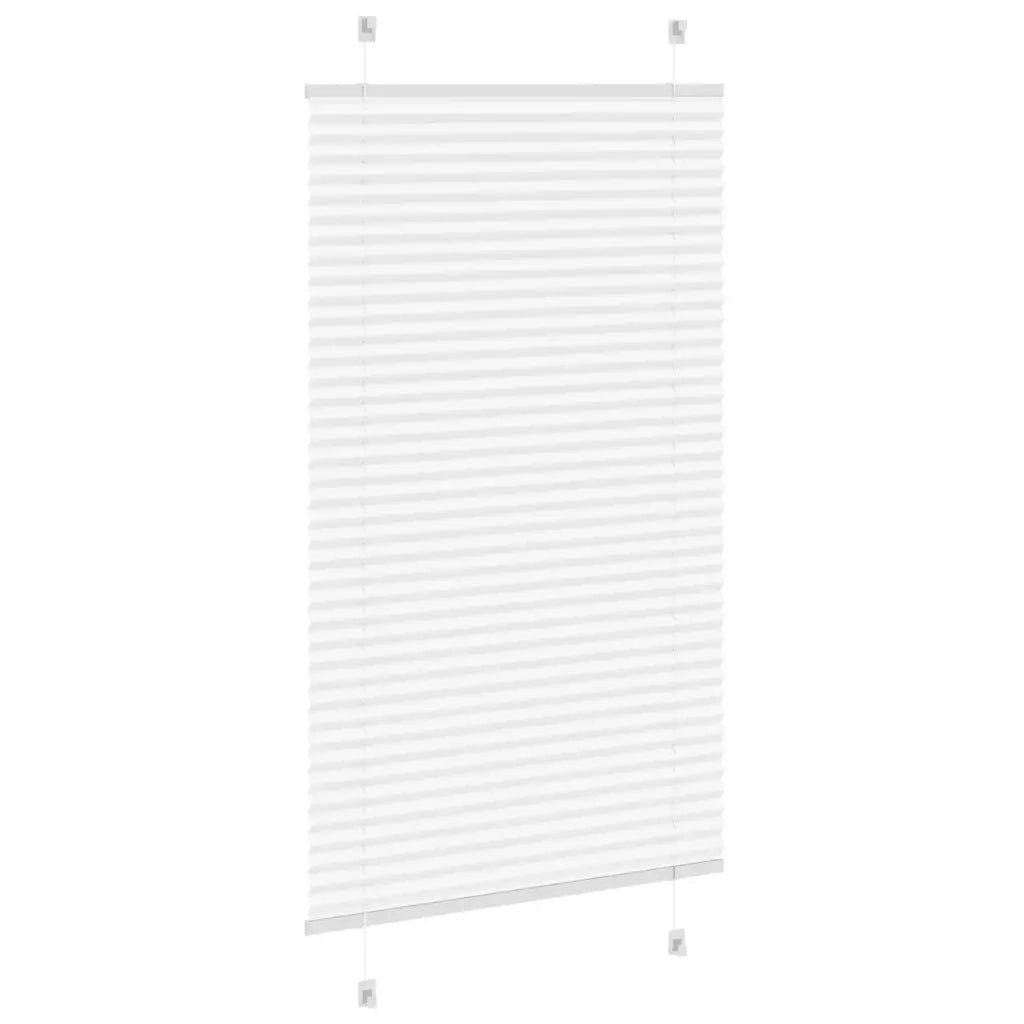 Tenda Plissettata Bianca 80x100 cm Larghezza Tessuto 79,4 cm 4015479