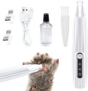 Pulitore dei peli con luce LED per cani e gatti - Ricaricabile e adatto per capelli spessi, ricci e lunghi
