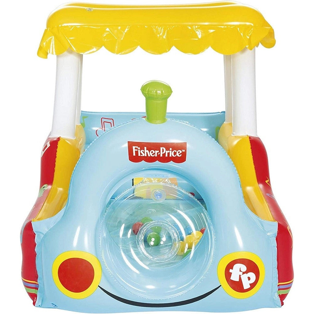 Trade Shop - Trenino Gonfiabile Per Bambini 2 Anni+ Play Center 132x94x89cm Con Palline 93537 -