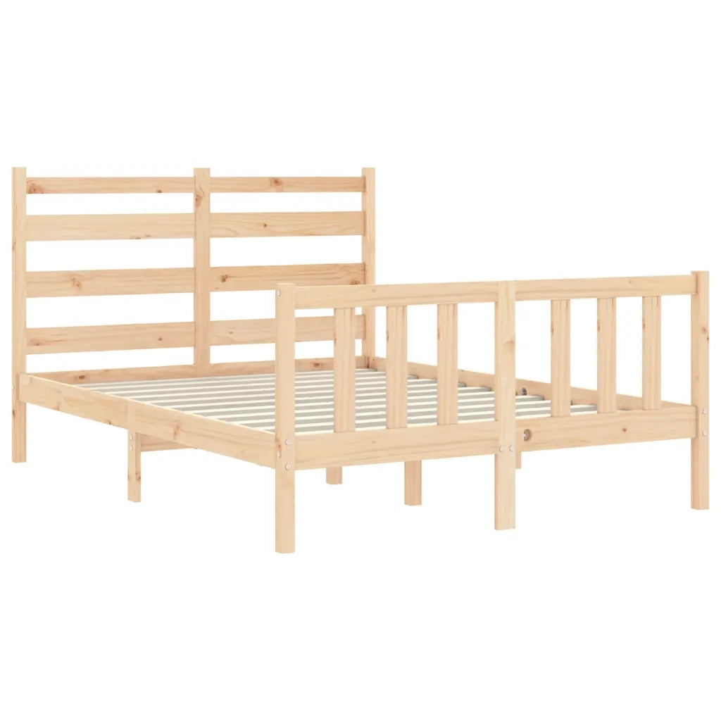 Giroletto senza Materasso-Struttura Letto 120x200 cm in Legno Massello di Pino 782475