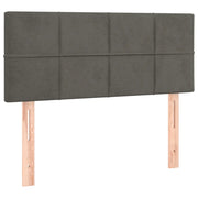 Testiera | Testata Grigio Scuro 90x5x78/88 cm in Velluto