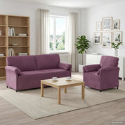 Set di divani 2 pz Viola Velluto 3424926
