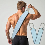 Rugreiniger Exfoliante per la Doccia, Striscia di Pulizia per la Doccia a Doppio Senso, Spazzola Exfoliante per la Doccia con Maniglie per la Mano, Striscia di Pulizia Exfoliante per il Corpo, Spazzola per la Pelle del Corpo per Uomini e Donne