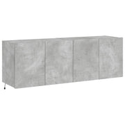 Mobile TV multimediale da parete mensola TV credenza mobile TV sala da pranzo soggiorno camera da letto e luci LED 2 pezzi 60 x 35 x 41 cm grigio 02_0029133