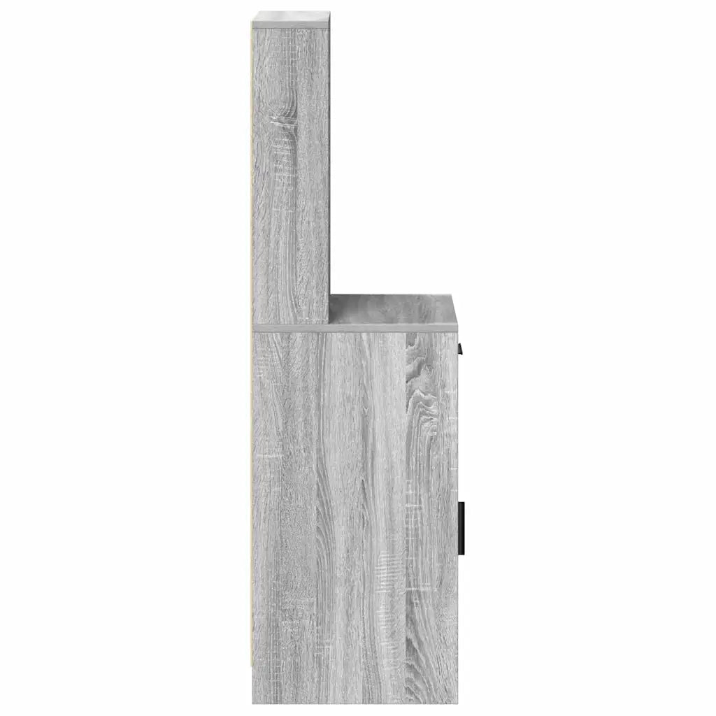 Credenza-Buffet-Armadio da cucina Grigio Sonoma 40 x 40,5 x 135 cm Legno multistrato