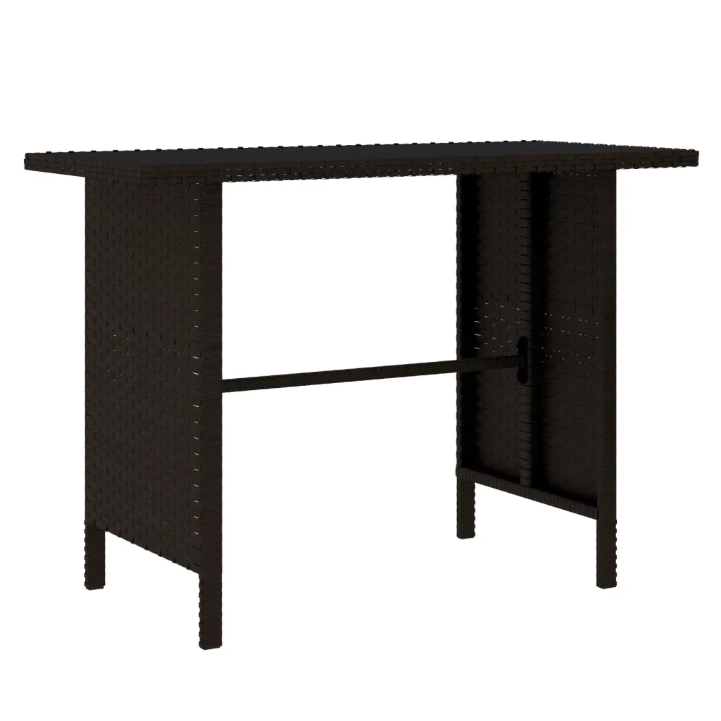 Set Divani da Giardino 4 pz | Set Salotto da Giardino in Polyrattan Marrone