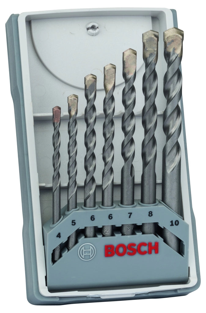 2607017082 - Set di punte per calcestruzzo CYL-3 da 7 pz. 4- 5- 6- 6- 7- 8- 10 mm