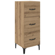 Credenza | Madia | Buffet da pranzo | Armadio da pranzo Rovere artigianale 34,5 x 34 x 90 cm Legno multistrato