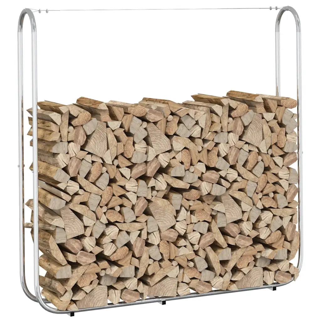 Rastrelliera per Legna 150x25x150 cm in Acciaio Zincato CFW4650113