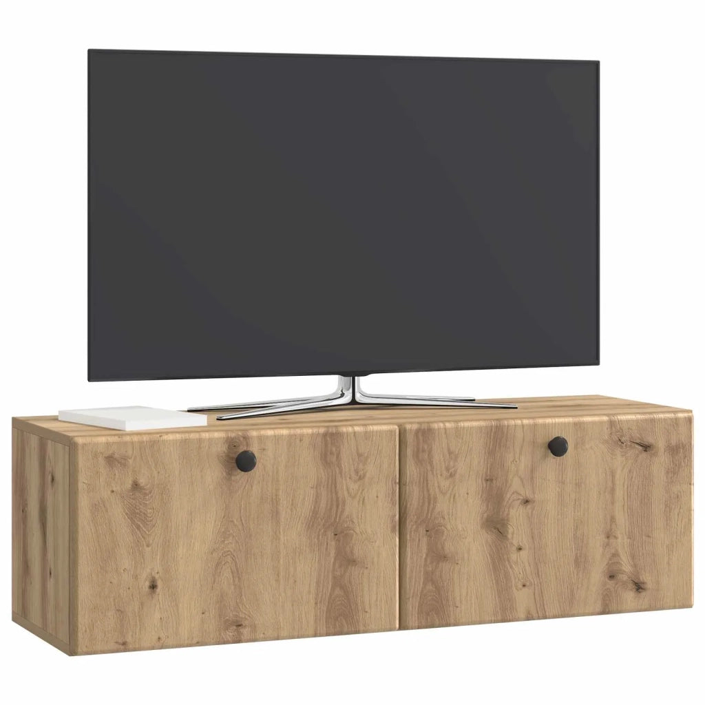 Mobile Porta TV da Muro 98 x 31 x 30 cm Rovere Artigianale 899244