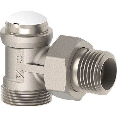 Detentore a squadro x radiatore ghibli fiv ottone nichelato 1/2m (5 pezzi) Fiv