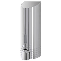 DISTRIBUTORE DISPENSER SAPONE DA MURO 380ml PLASTICA CROMATO 7,5x8x22,5cm FERIDRAS 780005