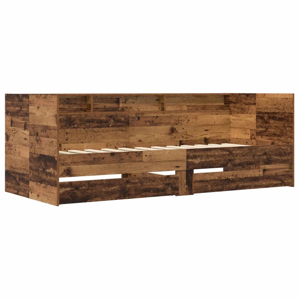 Telaio del letto con storage Legno antico 80 x 200 cm 3429640