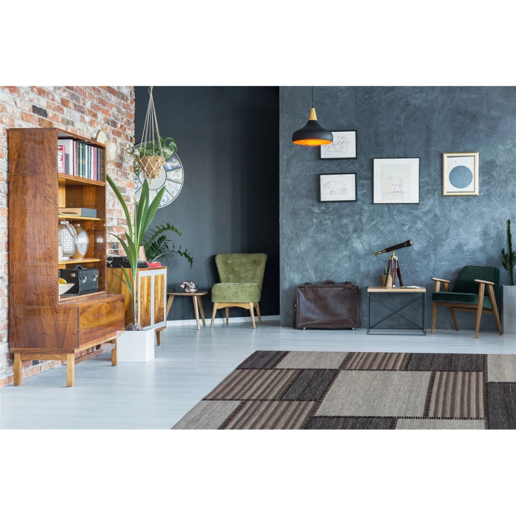 Tappeto Jacquard Phoenix 112 in Lana e Cotone