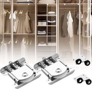 Pacco da 4 rotelle di scorrimento silenziose per porte scorrevoli, rotelle metalliche per mobili e armadi, ruote per porte scorrevoli, carico di 25 kg