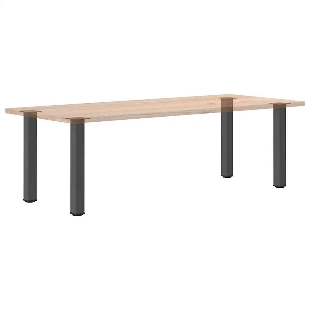 Gambe per tavolo consolle 4 pz Antracite 72-74 cm Acciaio 4012470