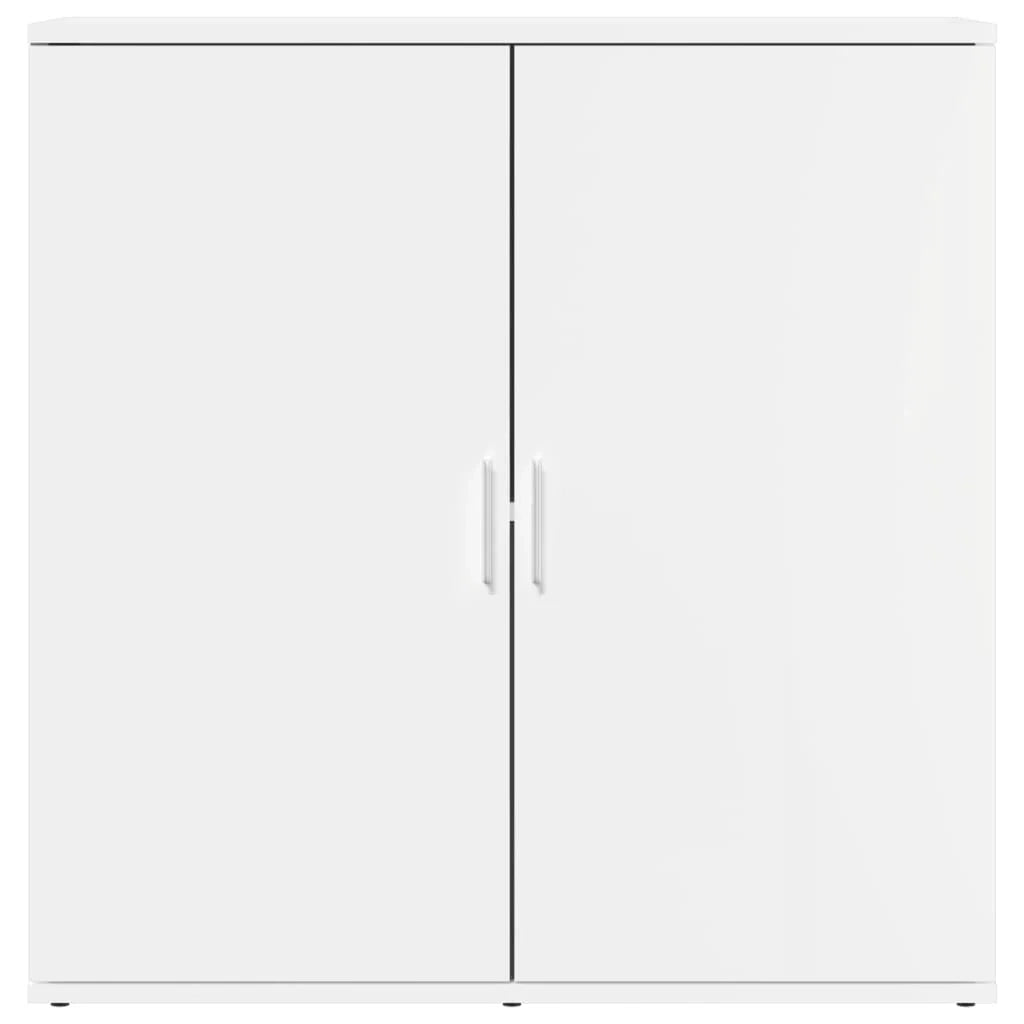 Buffet credenza cassettiera armadio mobile contenitore organizer per cucina soggiorno salotti set da 2 79 x 38 x 80 cm legno ingegnerizzato bianco 02_0036686