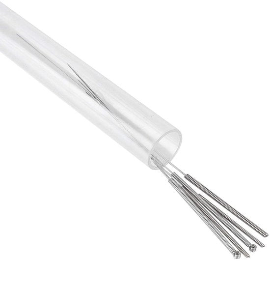 Set di spilli per la pulizia - 5 pezzi - 0,2/0,3/0,4/0,5/0,6 mm - Compatibile con Duplicator/RepRap - Accessori per stampante 3D - Acciaio inossidabile - Accessori per stampante 3D