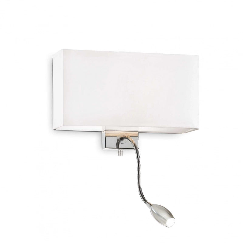 Lampada Da Parete Hotel Ap2 Bianco Ideal-Lux
