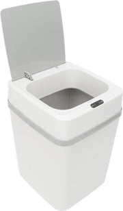 Contenitore di Rifiuti Automatico Apri/Chiudi - Contenitore di Rifiuti Senza Contatto - Coperchio Automatico Chiudente - Cucina Sala da Pranzo Bagno Ufficio