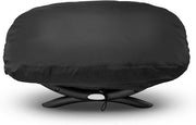 Coperture BBQ impermeabili per grill a gas Weber Baby Q Q100 Q120 e Q1000 | Copertura grill | Copertura portatile | Copertura impermeabile UV resistente | Nero