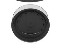 Camino a Bioetanolo da Pavimento Ø80 cm con Finta Canna Fumaria Inround Nero con Vetro