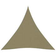 Vela ombreggiante triangolare in tessuto Oxford 4,5 x 4,5 x 4,5 m beige 02_0009852
