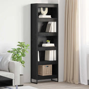 Armadio per Libri 2 pcs Rovere Nero 60 x 30 x 189,5 cm