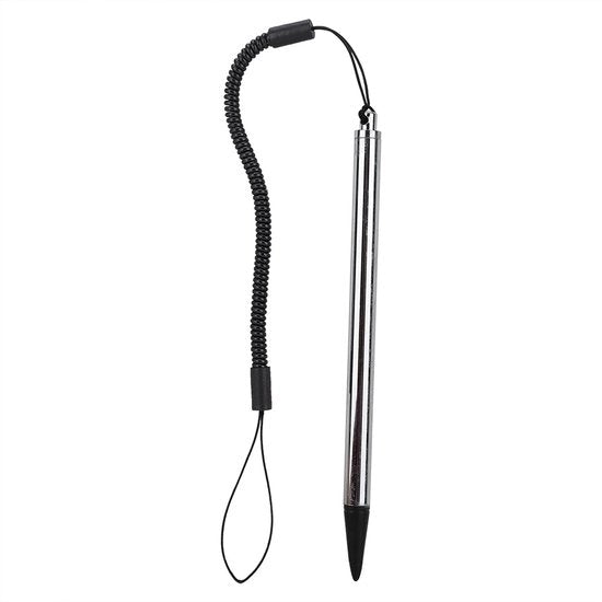 Stilo per touchscreen con punta dura - Inserzione per touchscreen - Punto di ingresso - Antiscivolo - Plastica ABS - 12,5 cm - Incluso uncino a quattro bracci