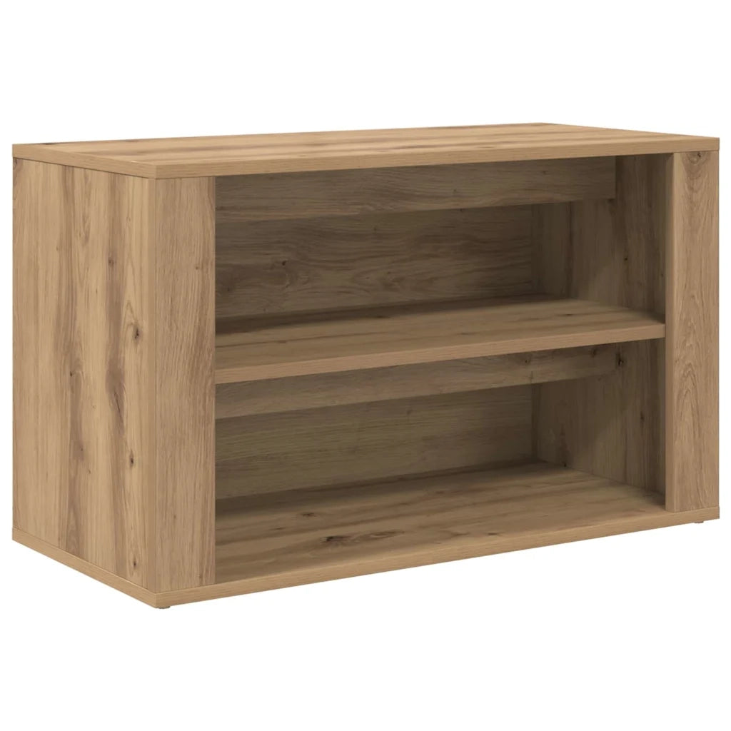 Scarpiera rovere artigianale 75 x 35 x 45 cm Legno multistrato