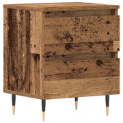 Comodino | Armadio da Notte | Mobiletto da notte con cassetto Legno vecchio 40 x 35 x 50 cm