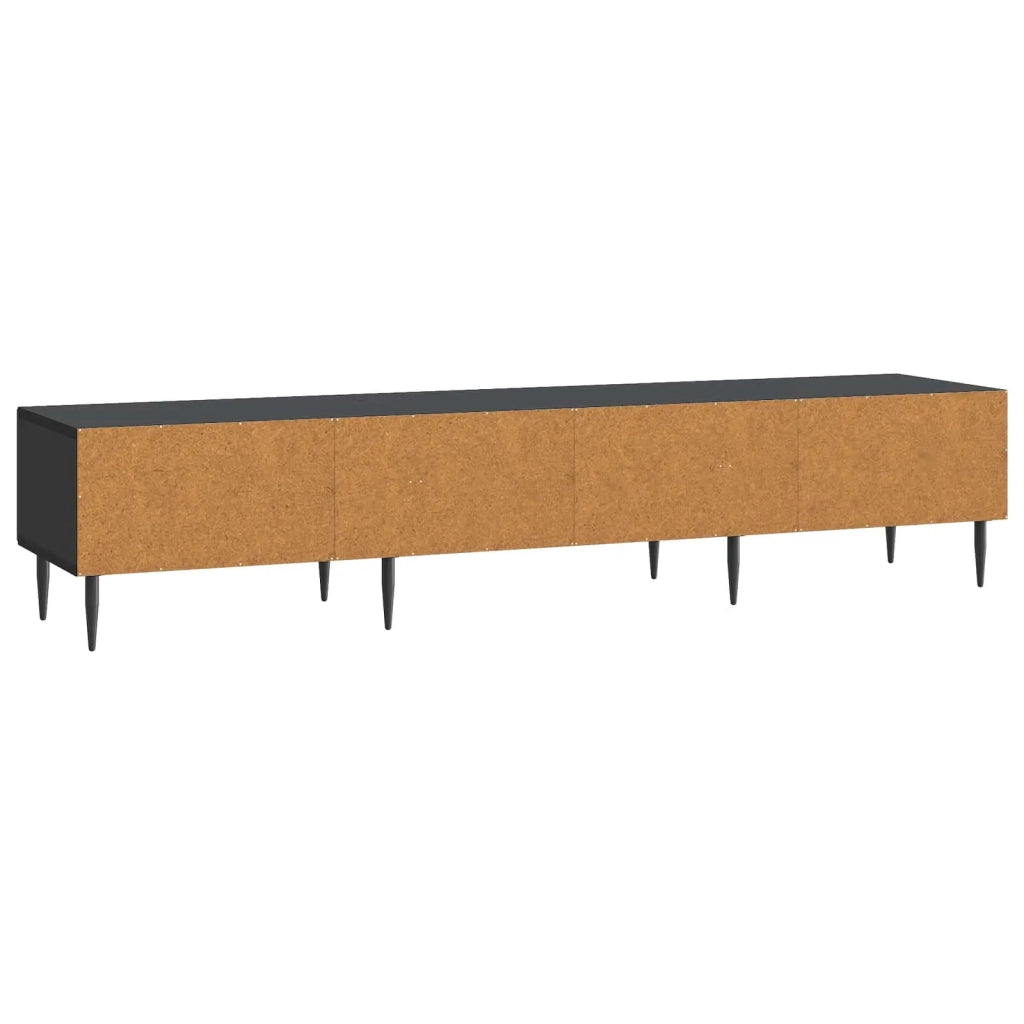 Mobile TV Nero 147 x 34,5 x 30 cm Legno ingegnerizzato 894936