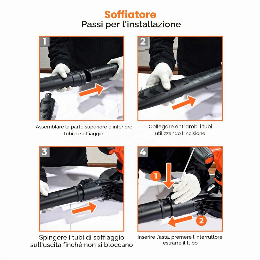 Soffiatore Aspiratore Trituratore Black Decker BEBLV300 Qs 3000 w