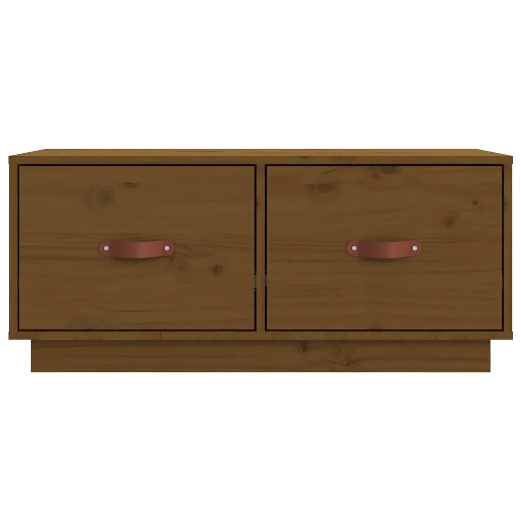 Mobile Porta TV ambra 80x34x35 cm in Legno Massello di Pino 818243