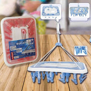 Trade Shop - Stendino Bucato In Plastica 18 Pinze Rettangolare Biancheria Asciugatura 38306 -