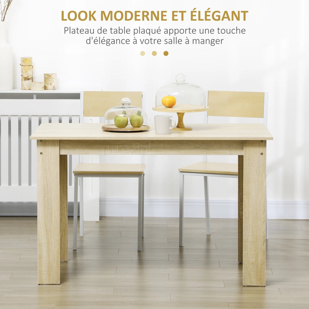 Tavolo da pranzo allungabile in legno di rovere ¨C zephmum ¨C quercia 120x69x75 cm