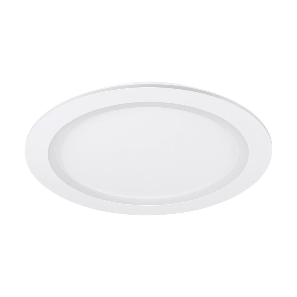 Plafoniera Contemporanea Padrogiano-Z Acciaio Bianco Luce Led Integrato 35W