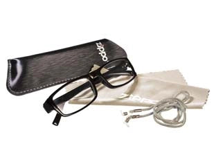 CUSTODIA PER OCCHIALI DA LETTURA- - nera - 5 pezzi ZIPPO