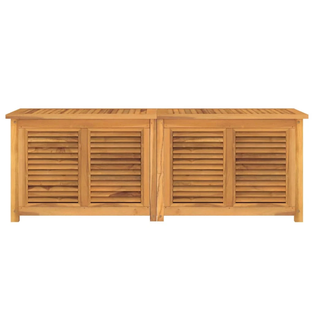 Box portaoggetti da giardino e borsa 150 x 50 x 53 cm legno massello di teak 02_0013131