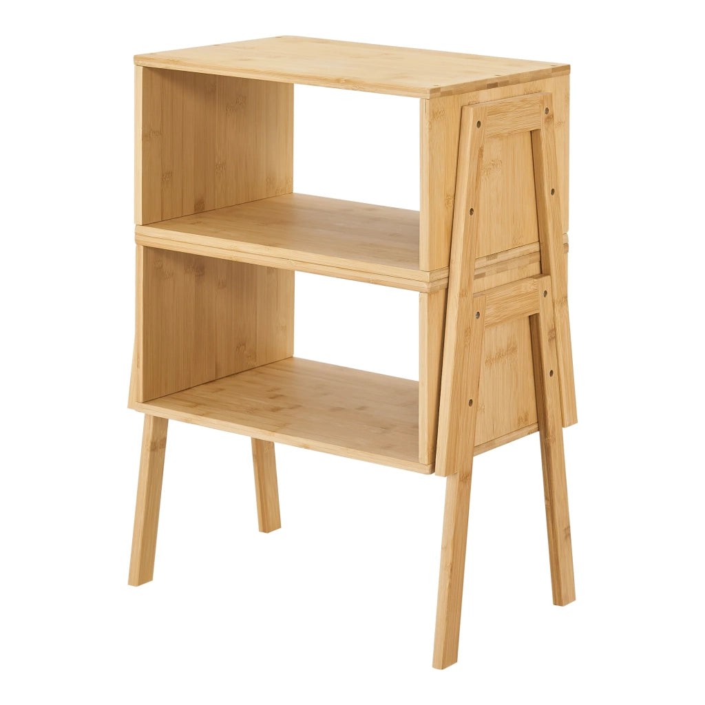 Set di due comodini in bambù 42 x 43,5 x 29 cm finitura naturale 03_0007100