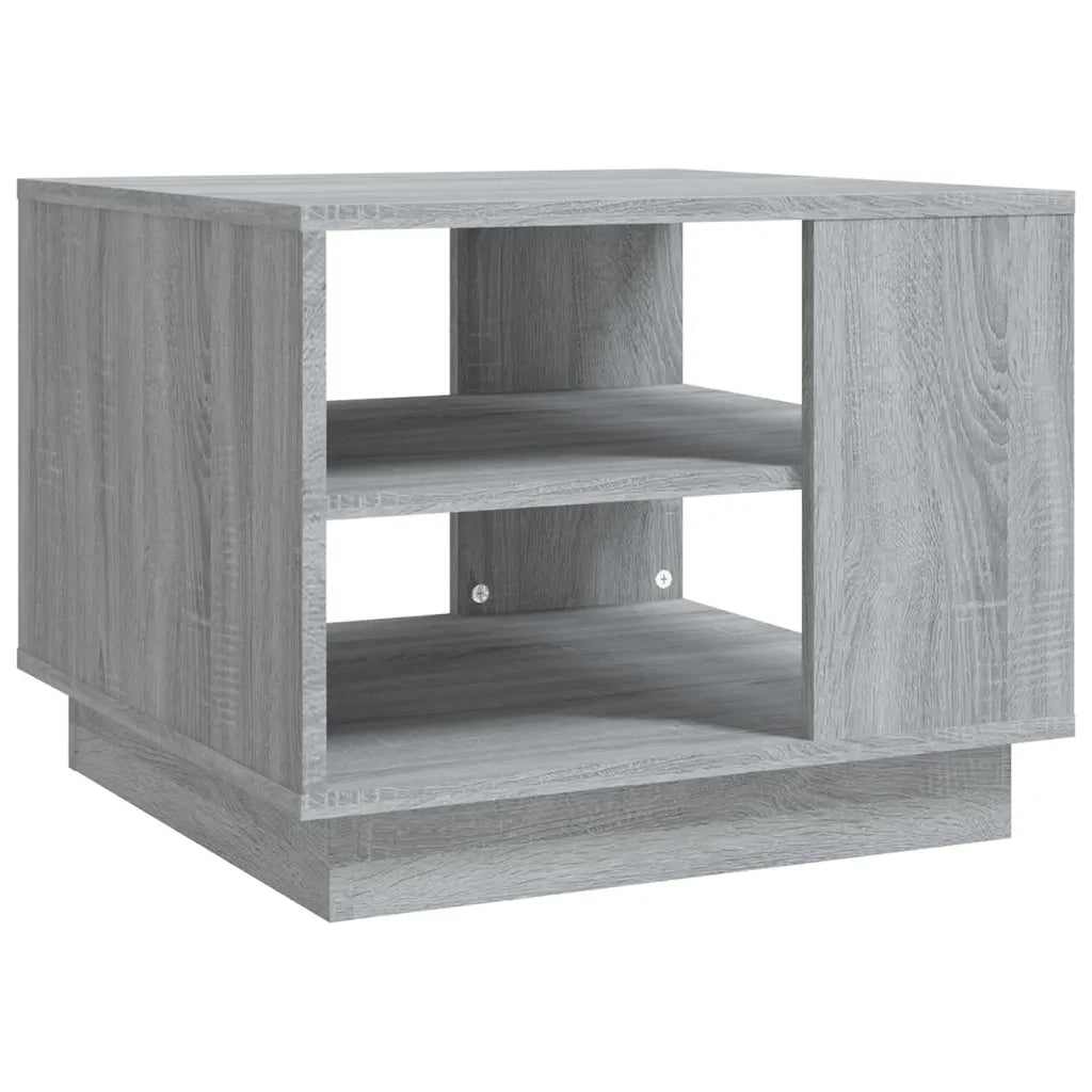 Tavolino da Salotto Grigio Sonoma 55x55x43 cm in Truciolato 813087