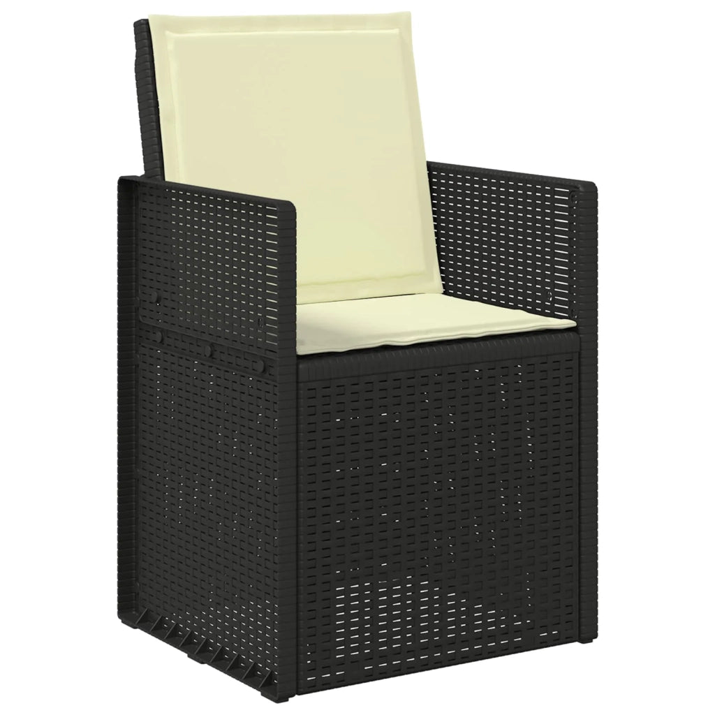 Cuscini per Seduta e Schienale 4 pcs Crema 47 x 45 x 2 cm